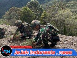 Bersatu Dengan Alam Satgas 521/DY Penanaman Pohon di Distrik Kelila Membramo Tengah