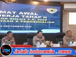 Kapolda Sulut Pimpin Taklimat Awal Audit Kinerja Tahap II T.A. 2025 Aspek Pelaksanaan dan Pengendalian