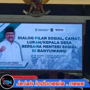 Di Banyuwangi, Mensos Kumpulkan Camat hingga Kades Ajak Sukseskan Digitalisasi Bansos