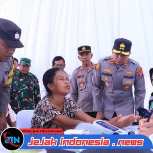 Polres Ngawi Gelar Bakti Kesehatan Gratis Warga Padas : Terima kasih Pak Polisi