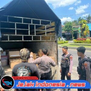 Patroli Polresta Banyuwangi Berhasil Gagalkan Penyelundupan Ribuan Botol Arak dari Bali