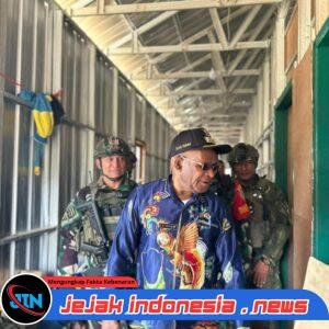 Bupati Puncak Kunjungi Prajurit Satgas Yonif 700/Wyc di Titik Kuat Bendungan, Sinergi Semakin Kuat untuk Membangun Tanah Papua