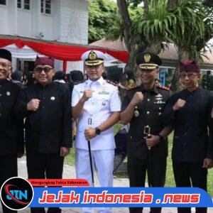 Dandim 0825/Banyuwangi Hadiri Gelar Upacara Hari Jadi ke-80 Provinsi Jawa Timur