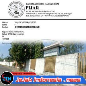 LDKS PIJAR Desak DPRD Banyuwangi Gelar Hearing Terkait Dugaan Pencemaran Udara oleh PT. Haka Arthacipta Unggul