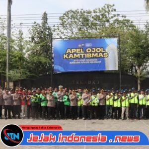 Polres Nganjuk Gelar Apel Ojol Kamtibmas, Wujud Sinergi Bersama Komunitas untuk Jogo Nganjuk