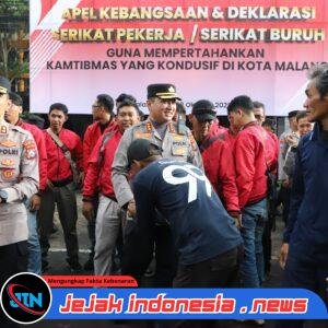 Polresta Malang Kota Perkuat Sinergi Bersama Serikat Buruh Wujudkan Kondusifitas Kamtibmas