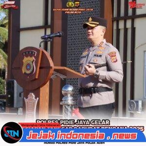 Polres Pidie Jaya Gelar Apel Kesiapan Tanggap Darurat Bencana 2025, Kapolres Tekankan Sinergi dan Respons Cepat