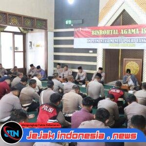 Pembinaan Rohani dan Mental, Polresta Banyuwangi Bentuk SDM Polri yang Unggul dan Berkarakter