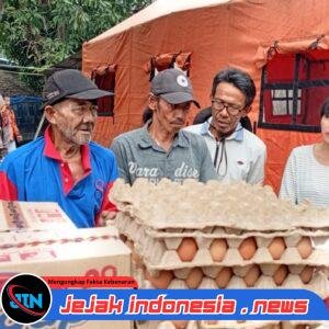 Respon Cepat Polsek Medan Area Beri Bantuan Kepada Korban Kebakaran