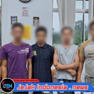 Jaga Keamanan Di Tano Habonaron Do Bona, Kasat Reskrim Polres Simalungun Bekuk 5 Bandit Pencuri TBS PTPN-4
