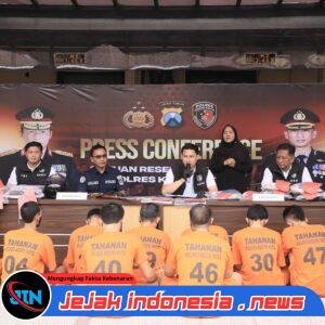 Polres Kediri Kota Sukses Ungkap 8 Selama Operasi Sikat Semeru 2025