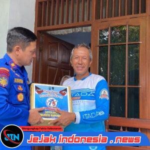 HUT Polairud ke 75, Korps Kepolisian Satuan Polisi Perairan dan Udara (Satpolairud), melaksanakan giat Anjangsana ke kediaman Purnawirawan dan Warakawuri Polairud