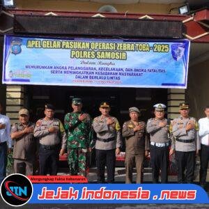 Polres Samosir Gelar Apel Pasukan Operasi Zebra Toba 2025
