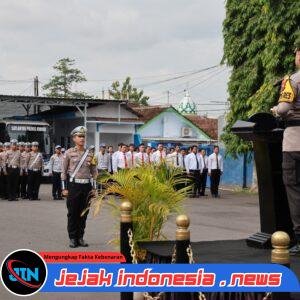 Polres Jember Menggelar Apel Pasukan Operasi Zebra Semeru 2025