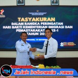 Puncak Peringatan Hari Bakti Kemenimipas Ke-1, Lapas Banyuwangi Gelar Tasyakuran