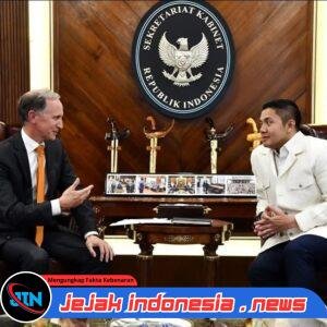 Sekretaris dan Duta Besar Belanda Tinjau Progres Kerja Sama Strategis