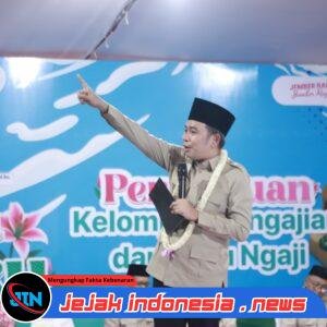 Gus Fawait Tegaskan UHC Gratis dan Perbaikan Pendataan Guru Ngaji, di Bunga Desaku Kecamatan Kencong 