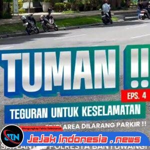 Satlantas Polresta Banyuwangi Berikan Edukasi “TUMAN” kepada Pelanggar Lalu Lintas dalam Operasi Zebra Semeru 2025