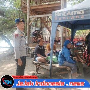 Satpolairud Polresta Banyuwangi Melaksanakan Giat Patroli Dialogis Kekawasan Bangsring Underwater, Desa Bangsring