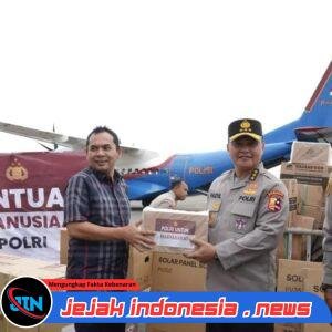 Polri di Garis Depan Penanganan Bencana Lhokseumawe, Logistik dan Support Moril Disalurkan