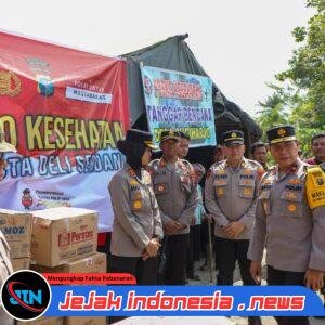 “Polda Sumut Turun ke Batang Kuis: Pastikan Penanganan Banjir Berjalan Cepat & Serahkan Bantuan untuk Warga”