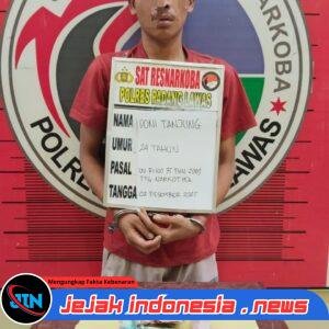 Berusaha Kabur dan Propokasi Warga Saat Didatangi Polisi, Pengedar Sabu Akhirnya Pasrah