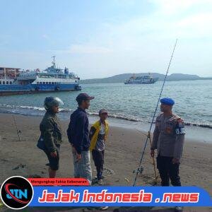 Satpolairud Polresta Banyuwangi Patroli Pemantauan Pemukiman Kampung Nelayan, Masyarakat Pesisir, titik-titik Rawan Kriminalitas, dan Objek Vital