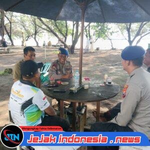 Sambangi Kawasan Wisata Green Watu Dodol, Satpolairud Polresta Banyuwangi Berikan Himbuan Kepada Para Pengunjung