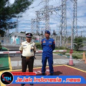 Satpolairud Polresta Banyuwangi melaksanakan patroli pengamanan di kawasan Gardu Induk PLN Kabel Head Bawah Laut