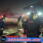 *Brimob Metro Jaya Sigap Amankan Kebakaran SPBE di Bekasi, Situasi Cepat Terkendali*