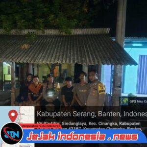 *Polsek Cinangka Gencarkan Patroli Malam Humanis Demi Lingkungan yang Aman dan Nyaman*