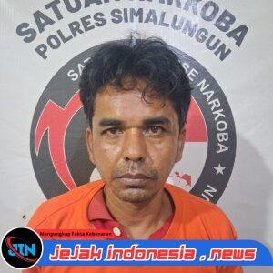 Polres Simalungun Berhasil Ringkus D.F.H Diduga Pengedar Sabu 4,18 Gram di Tanah Jawa, Sempat Buang Barang Bukti