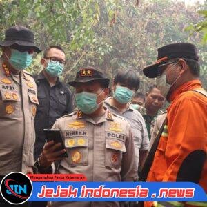 Hadapi Ancaman Super El Nino, Kapolda Riau Turun Langsung ke Bengkalis Pastikan Pemadaman Karhutla Berjalan Maksimal