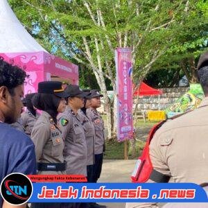 Wakapolres Raja Ampat Pimpin Apel Kesiapan Pengamanan Asian Volleyball Confederation Beach Tour 2026