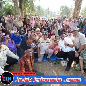 *Gembira Dihampiri  Kasatgas PRR, Asa Penyintas di Desa Sekumur Kembali Menyala*