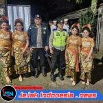 Lestarikan Budaya dan Jaga Keamanan, Polsek Bebandem Amankan Pementasan Bondres Lolak CS di Desa Adat Umanyar