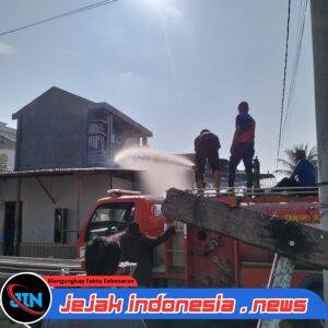 Korsleting Listrik Picu Kebakaran Rumah di Banda Sakti, Kerugian Capai Rp250 Juta