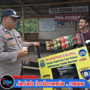 *Polres Serang Gelar Program Warung Bhabinkamtibmas Keliling, Wadah Curhat dan Solusi Warga*