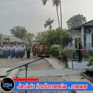 *Sat Lantas Polres Pelabuhan Belawan Gelar Police Goes To School di SMA Negeri 9 Medan*