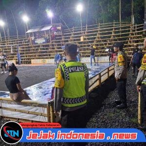 Turnamen Voli Pesawahan Cup II, Polsek Klungkung Pastikan Keamanan Pertandingan.