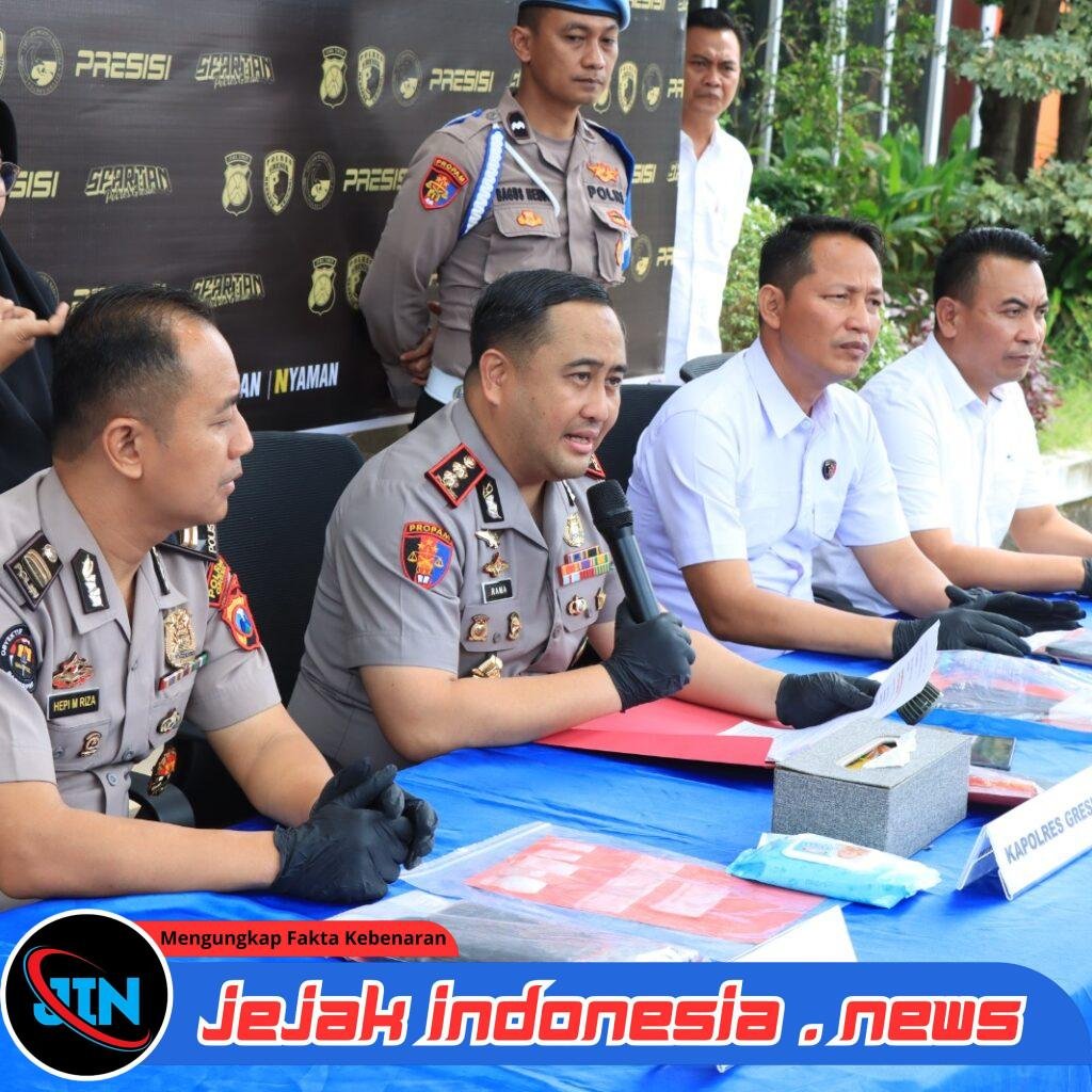 *Polres Gresik Bongkar Jaringan Narkoba Lintas Pulau, 6 Tersangka Diamankan*