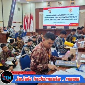 Polresta Serang Kota Gelar Pemeriksaan Administrasi Awal Penerimaan Terpadu Anggota Polri T.A. 2026