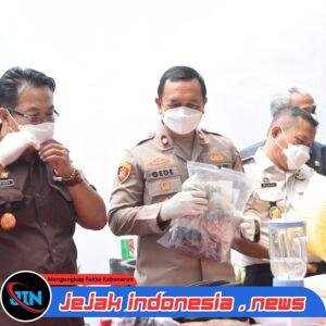 Sinergi Tiga Pilar Penegak Hukum, Polres Bondowoso Bersama Kejari Gelar Pemusnahan Barang Bukti Inkrah