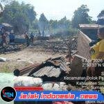 Kobaran Api Lahap Empat Rumah Warga Dalam Satu Jam Di Dolok Pardamean, Polsek Bergerak Cepat Tangani Musibah dan Selidiki Penyebab