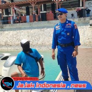Polairud Polres Klungkung Intensifkan Pengamanan di Pelabuhan Sampalan.