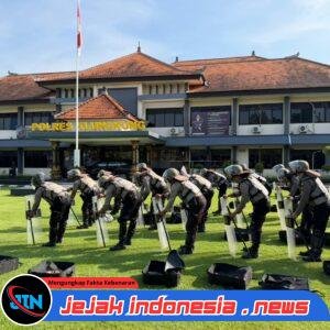 Sat Samapta Polres Klungkung Tingkatkan Kemampuan Dalmas Lanjut.
