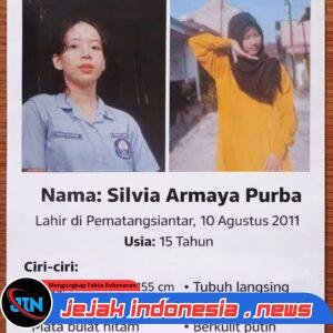 Bantu Temukan Silvia — Pelajar 15 Tahun Hilang Sejak Pamit Sekolah, Polsek Gunung Malela Buka Informasi Seluas-luasnya