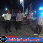 Blue Light Patrol Polsek Selat, Pantau Keamanan Kantor BRI Unit Selat