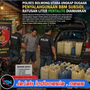 Polres Bolmong Utara Ungkap Dugaan Penyalahgunaan BBM Subsidi, Ratusan Liter Pertalite Diamankan