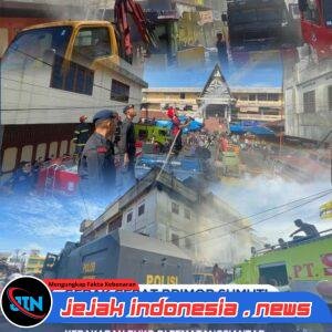 Gerak Cepat Brimob Sumut! AWC Diterjunkan, Kebakaran Ruko di Pematangsiantar Berhasil Dikendalikan Tanpa Korban Jiwa